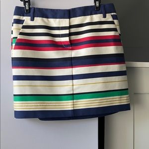 Jcrew striped skirt